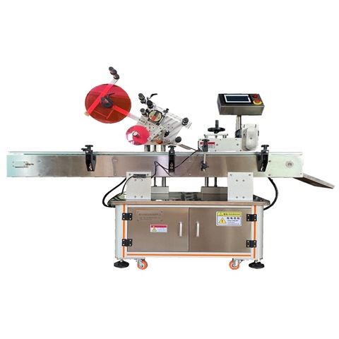 Máquina de rotulagem de óleo lubrificante de dois lados